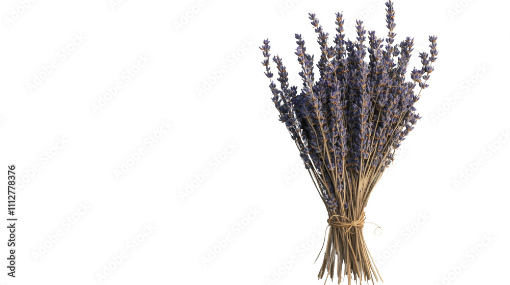 Fototapeta premium Lavender spike transparent background