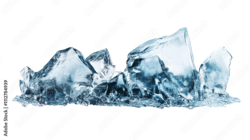 Ice cubes transparent background Ice cubes transparent background