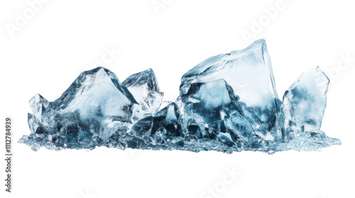 Wallpaper Mural Ice cubes transparent background Torontodigital.ca