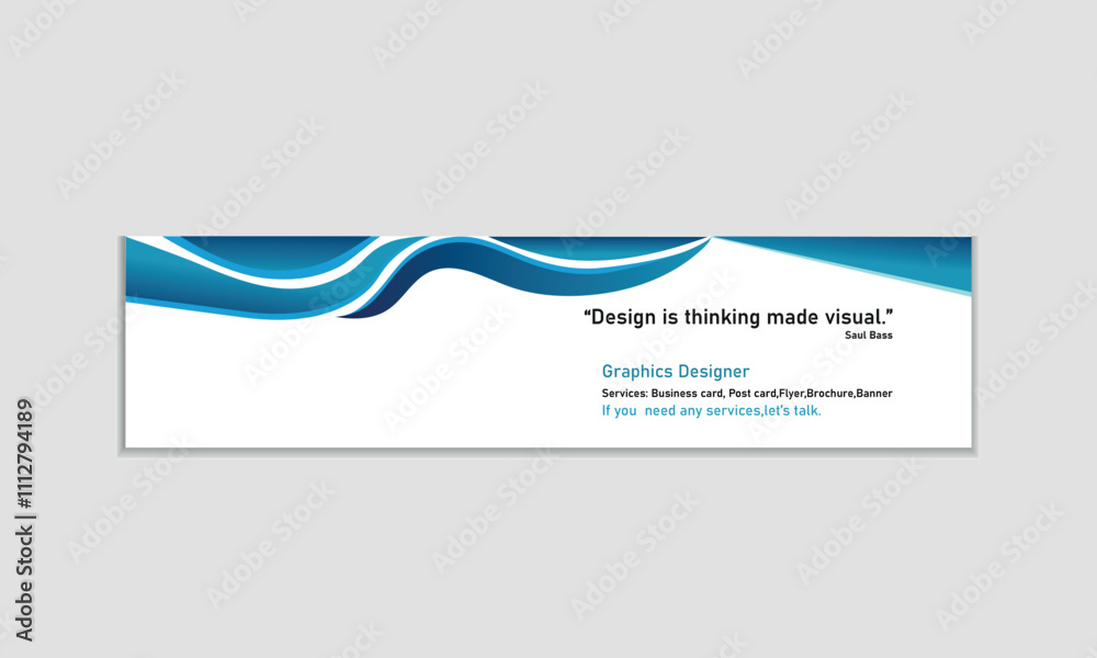Obraz premium LinkedIn Banner Cover Template Vector Minimal Design 