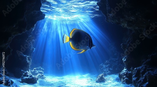 Underwater Photography Underwater ethereal beauty One main object high quality very detailed Professional image photo