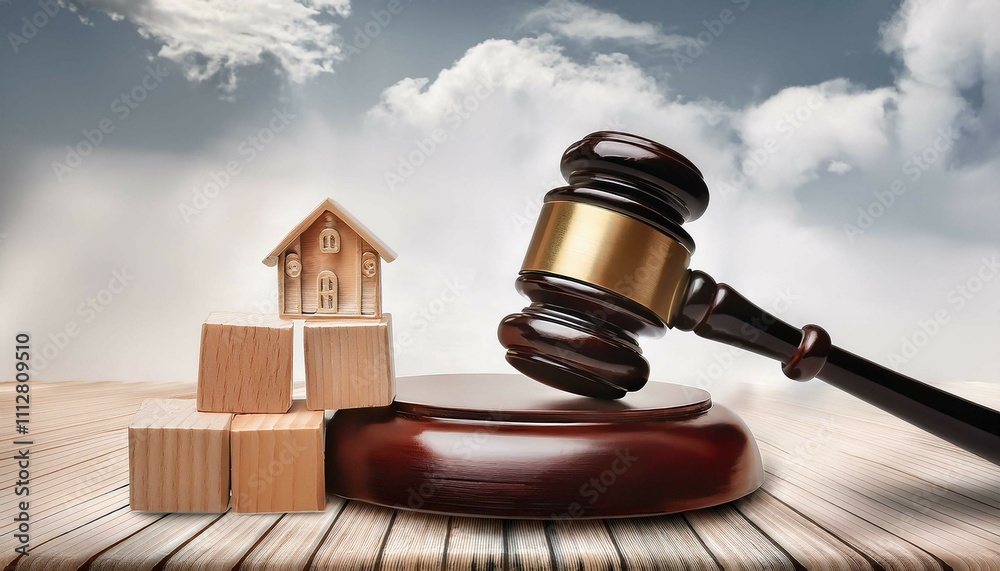 wooden gavel on a wooden background wooden gavel on a wooden background
