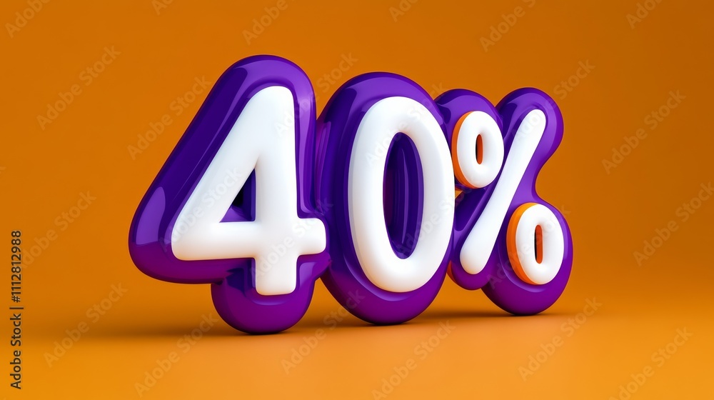 3D text 40% 3D text 40%
