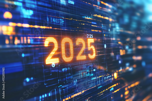 Futuristic 2025 Digital Interface Design