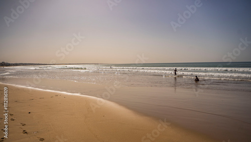 maroko piasek plaża agadir góra ocean piękny krajobraz afryka photo