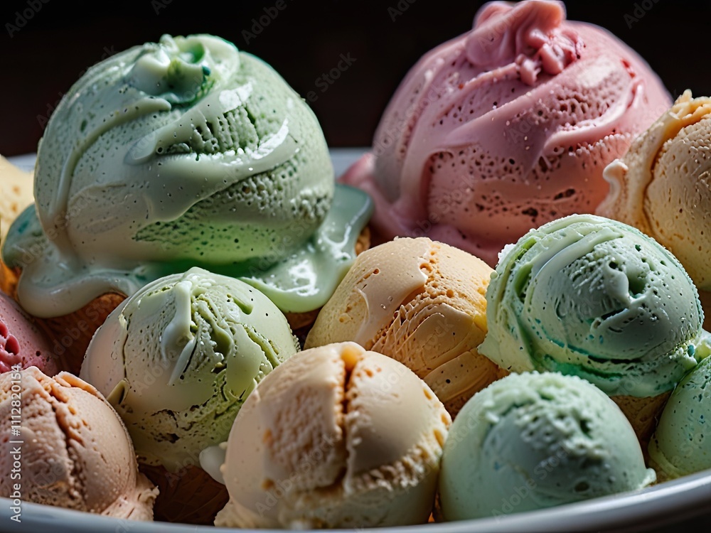 High quality stock image of delicious ice cream scoops High quality stock image of delicious ice cream scoops