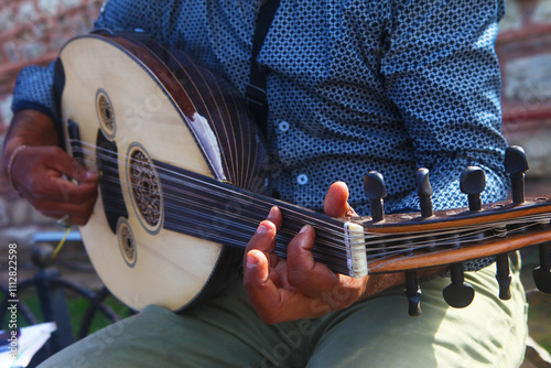 The Oud is a string instrument widely used in Middle Eastern music.