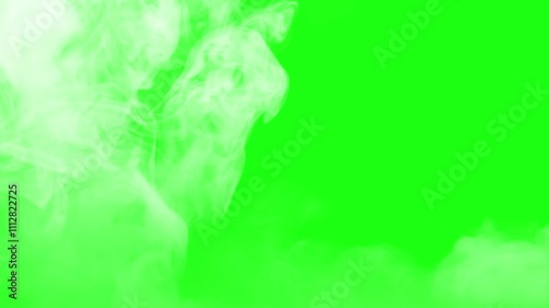 Thick Rolling Fog Animation | Green Screen | Perfect for Backgrounds, Overlays, and Title Effects | High-Quality Motion Graphics