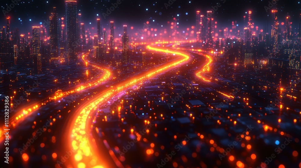 CPU and microcircuits image Technological abstraction Abstract image One main object high quality very detailed
