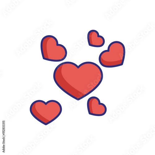 Heart vector icon