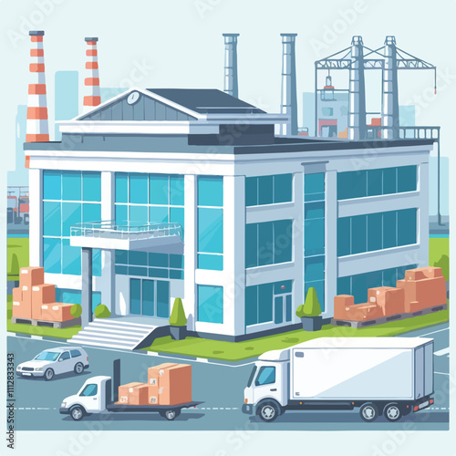 warehouse vector