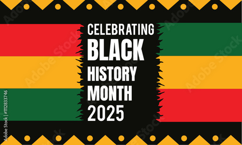 Black history month celebrate. vector illustration design.African American History.In February in United States and Canada.In October in Great Britain. use as Poster, card, banner,template,background.