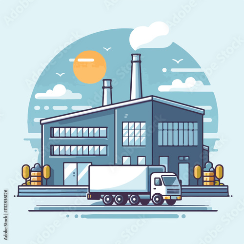warehouse vector