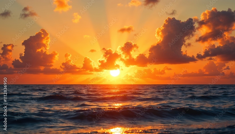 Obraz premium sunset over the sea