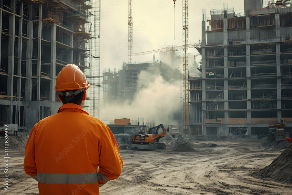 construction worker on site construction worker on site