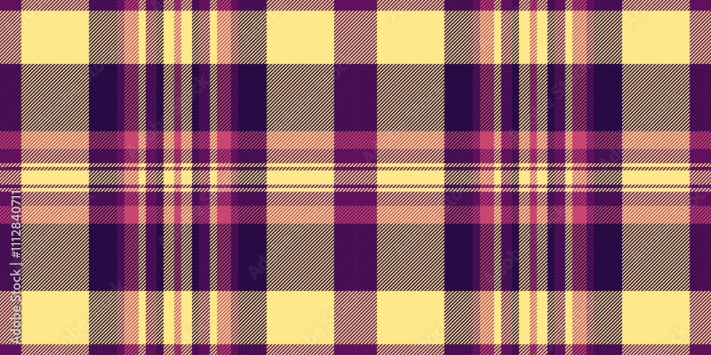 Picture fabric texture vector, layer background pattern textile. Contour seamless tartan plaid check in light goldenrod and dark colors. Picture fabric texture vector, layer background pattern textile. Contour seamless tartan plaid check in light goldenrod and dark colors.