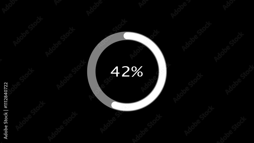 Circle Loading Bar Circle animation, circles icon on background. Circle Loading Bar Circle animation, circles icon on background.