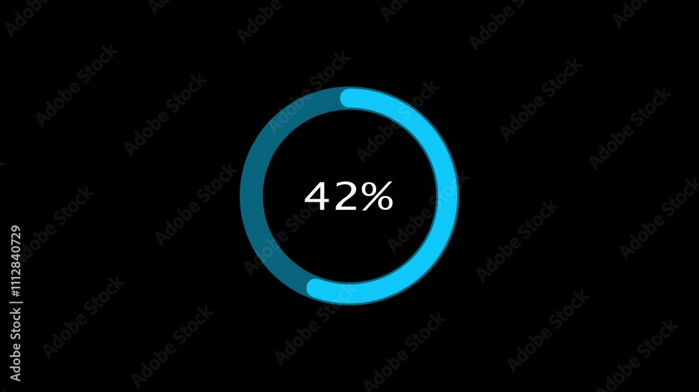 Circle Loading Bar Circle animation, circles icon on background. Circle Loading Bar Circle animation, circles icon on background.