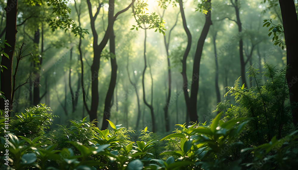 Plant nature magic green forest in cinematic view isolated with white highlights, png Plant nature magic green forest in cinematic view isolated with white highlights, png