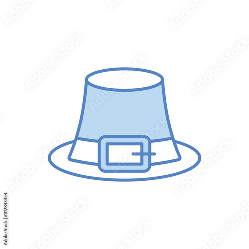 Pilgrim Hat vector icon