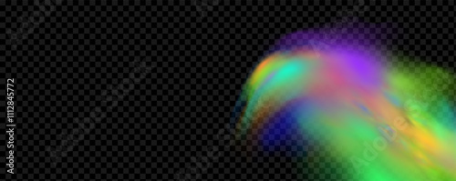 Background of an explosion of colorful smoke clouds.Multicolor fog with blue and yellow particles.Explosions of color powder.