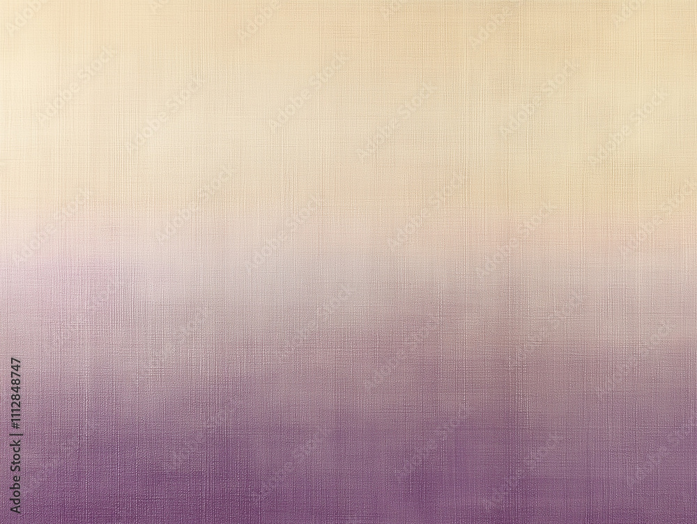 Fototapeta premium Vertical gradient from soft beige to muted lavender with a subtle texture, creating a natural, fabric-like feel. Ideal for elegant backgrounds or minimalist designs.
