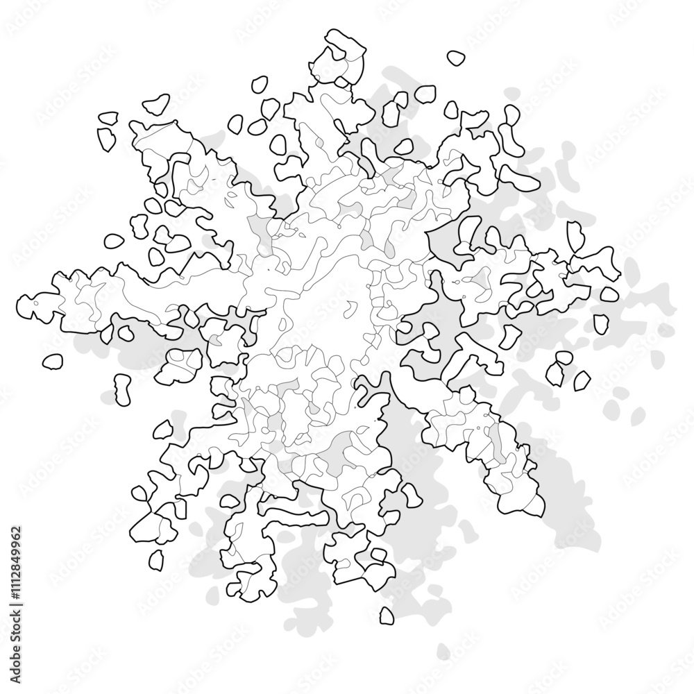 Vector tree top view. Ideal for landscape plans, architectural layout drawings, and as elements for environmental and garden designs. Vector tree top view. Ideal for landscape plans, architectural layout drawings, and as elements for environmental and garden designs.