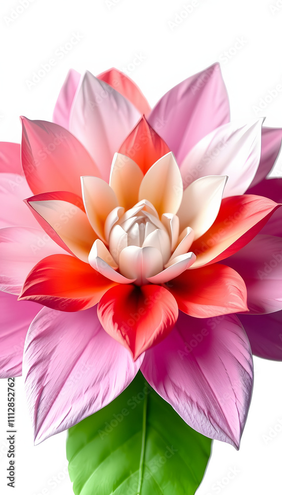 Paper flower isolated with white highlights, png Paper flower isolated with white highlights, png