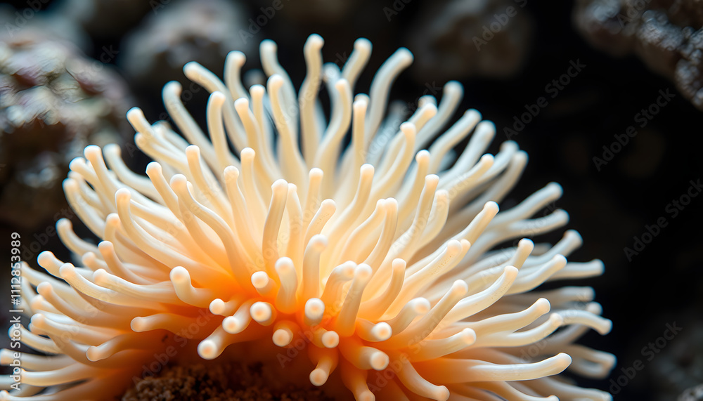 texture of the sea anemone macro tentacles corals isolated with white highlights, png texture of the sea anemone macro tentacles corals isolated with white highlights, png