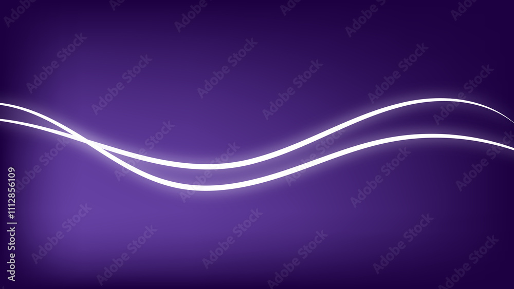 Fototapeta premium Wallpaper Shining Line Wave Gradiente Background