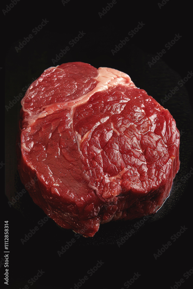 Fototapeta premium Beef steak dry aged with spices Generative AI