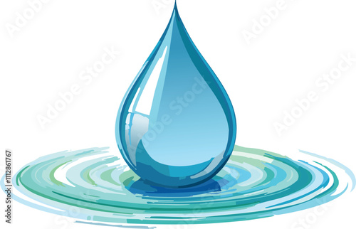 water drop illustration vector