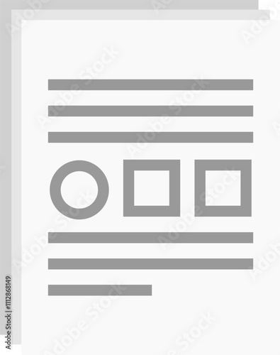 Document Paper Icon 