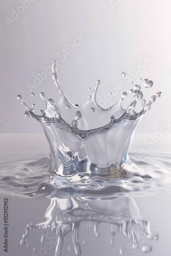 Splash of fluid Generative AI