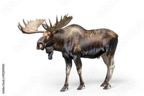 Brown cow isolated