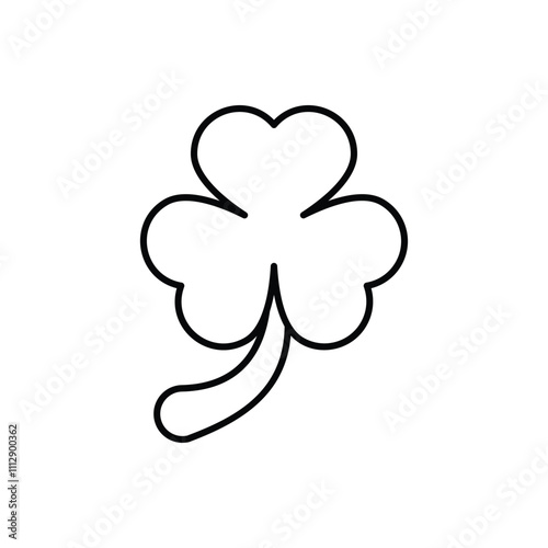 Shamrock vector icon