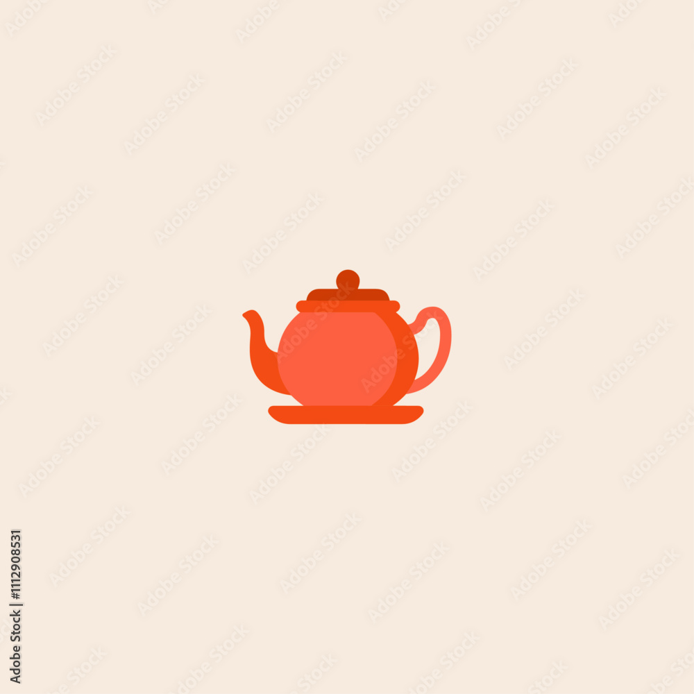 Tea Pot flat Vector design. Tea Pot flat Vector design.