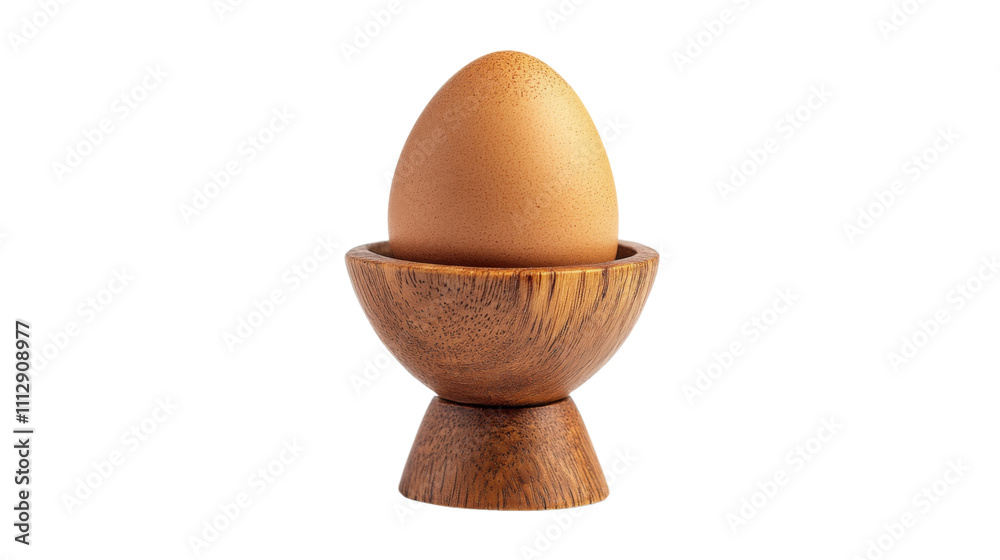 Egg in wooden bowl transparent background Egg in wooden bowl transparent background