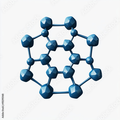 molecule 3d render