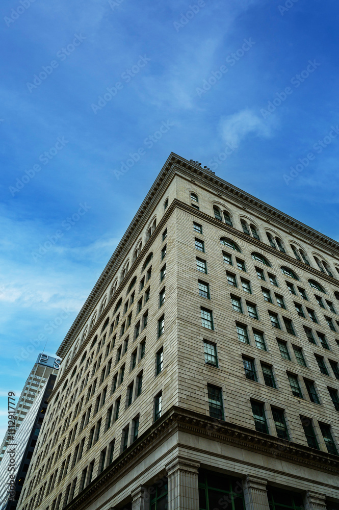 Fototapeta premium office building with sky