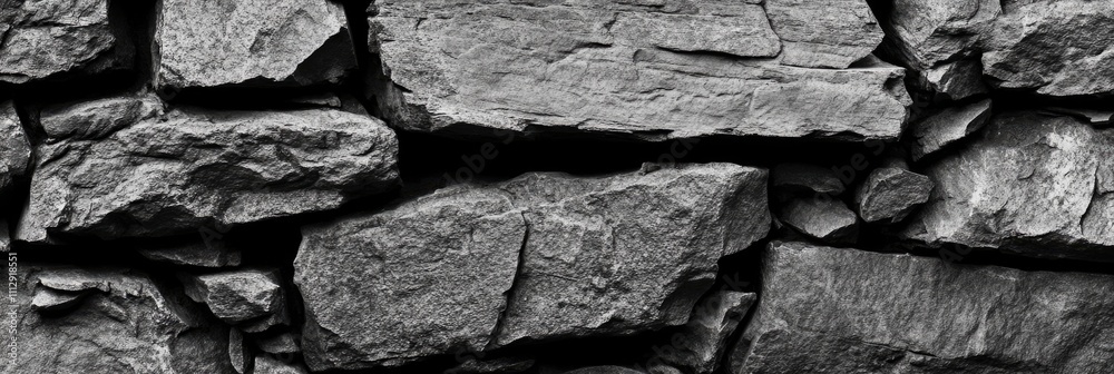 Panoramic View of Grey Stone Texture - Dark Anthracite Concrete Background for Banners Panoramic View of Grey Stone Texture - Dark Anthracite Concrete Background for Banners