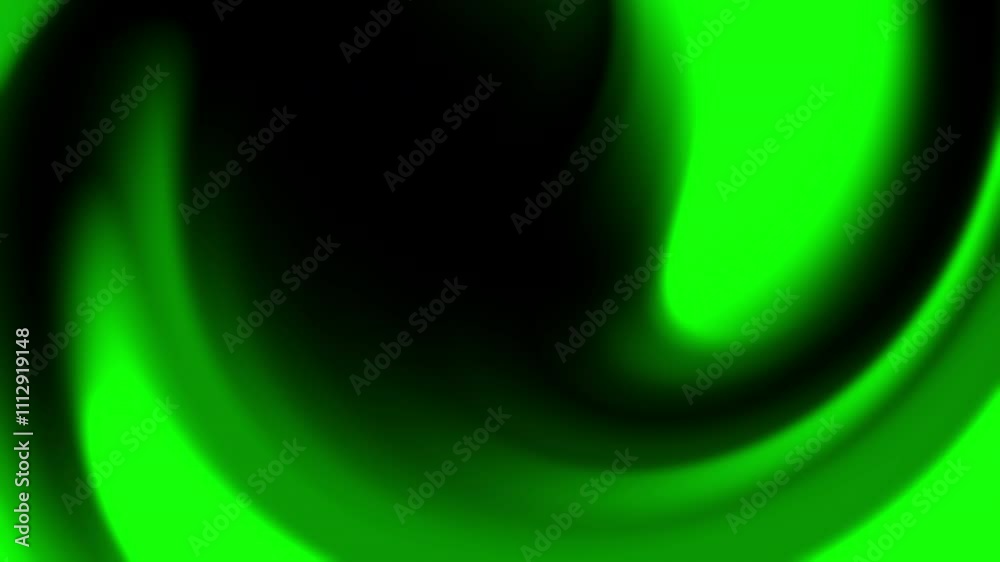 abstract wallpaper black green, Bright green abstract swirls blend into dark green, creating a dynamic and eyecatching design suitable for backgrounds or modern art projects.