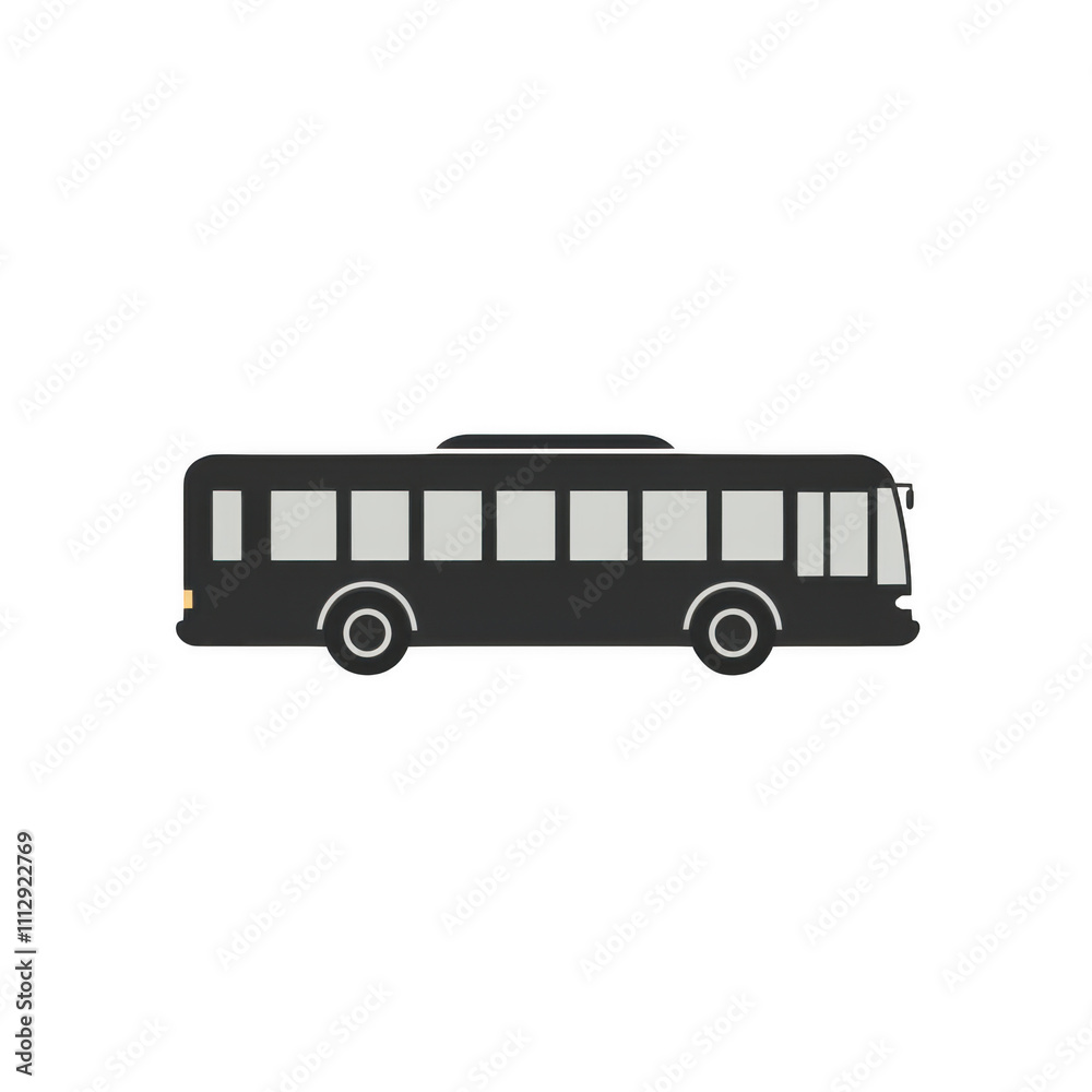 Black Bus, long bus icon png Minimalist flat icon, vector logo style sign clipart on a transparent background Black Bus, long bus icon png Minimalist flat icon, vector logo style sign clipart on a transparent background