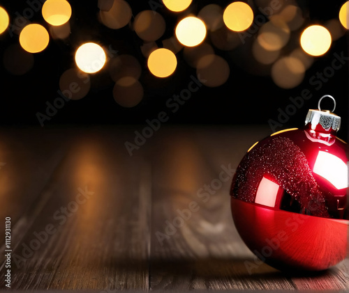christmas background with balls