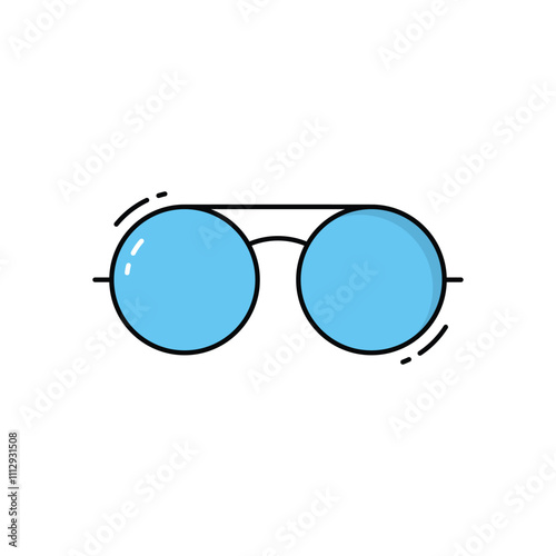 Glasses vector icon