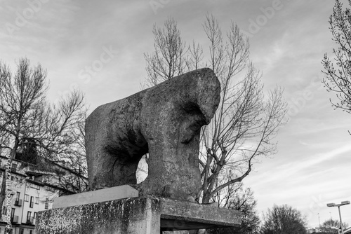 The Celtic Boar statue in S...