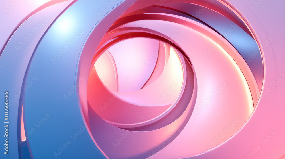 Abstract design with smooth curves and vibrant colors creates a modern visual aesthetic in a digital artwork Abstract design with smooth curves and vibrant colors creates a modern visual aesthetic in a digital artwork