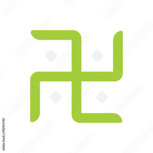 Swastika vector icon