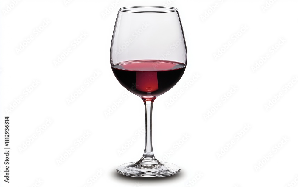 Glass of Red Wine A crystal-clear wine glass filled with rich red wine, with light reflections highlighting its vibrant hue, centered on a white background. Glass of Red Wine A crystal-clear wine glass filled with rich red wine, with light reflections highlighting its vibrant hue, centered on a white background.