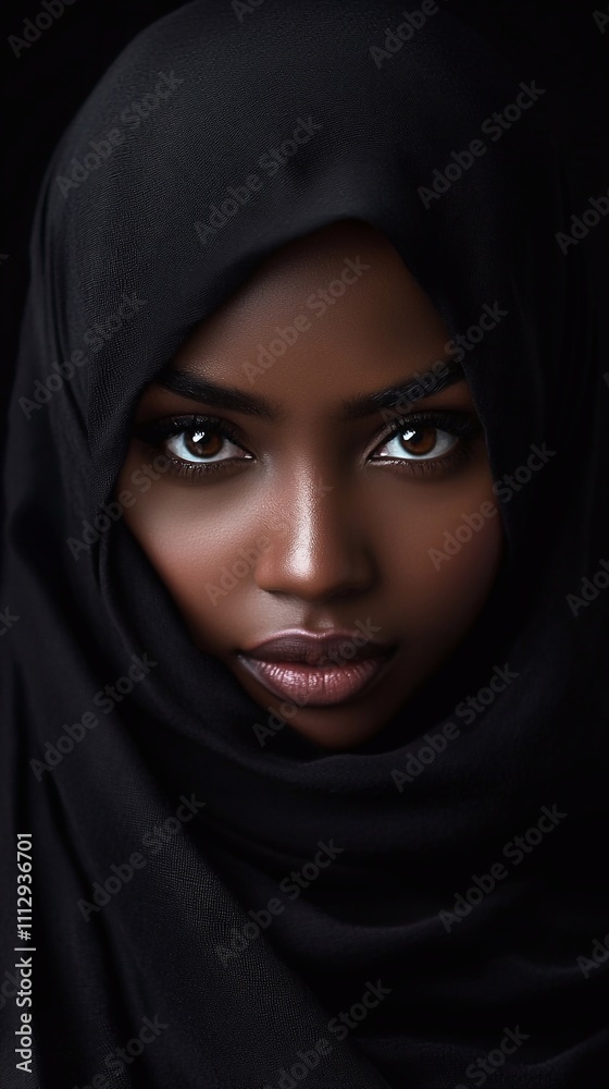 Beautiful woman in hijab. Beautiful woman in hijab.